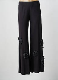 Pantalon droit stretch taille normale noir BIZE femme