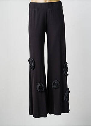 Pantalon droit stretch taille normale noir BIZE femme
