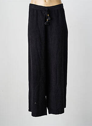 Pantalon large poches taille normale noir ORIENTIQUE NATURALLY femme