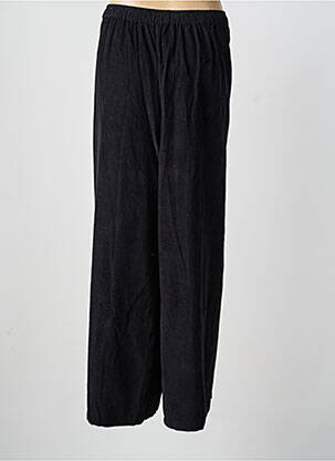 Pantalon large poches taille normale noir ORIENTIQUE NATURALLY femme