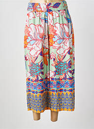 Pantalon large poches taille normale vert ORIENTIQUE NATURALLY femme