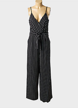 Combi-pantalon fermeture boutonnée sur le devant sans manche noir XT STUDIO femme