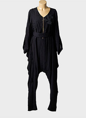 Combi-pantalon manches courtes manches courtes noir BIZE femme