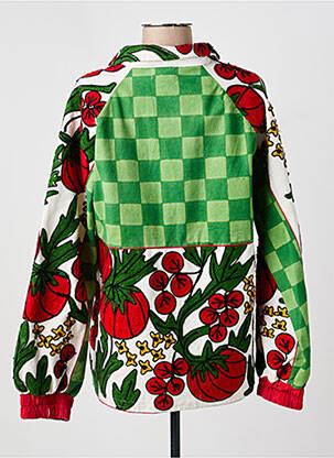 Veste casual coupe droite vert XIWIKJ femme