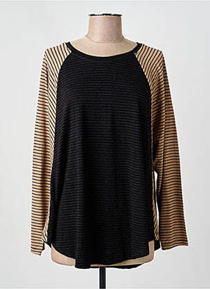 T-shirt coupe droite manches longues noir ALEMBIKA femme