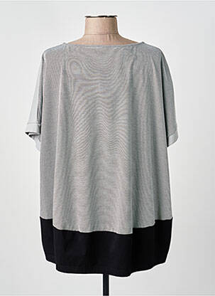 Top stretch manches courtes gris URBAN BY ALEMBIKA femme