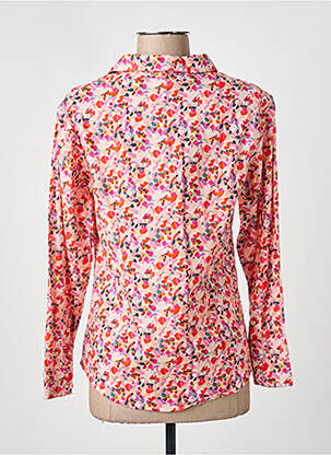 Chemisier coupe cintrée manches longues rose KALI YOG femme