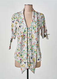 Chemisier manches courtes manches courtes gris BLA-BLA femme