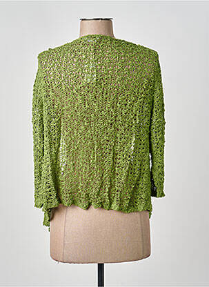 Gilet manches longues manches 3/4 vert BLEU MANDARINE femme