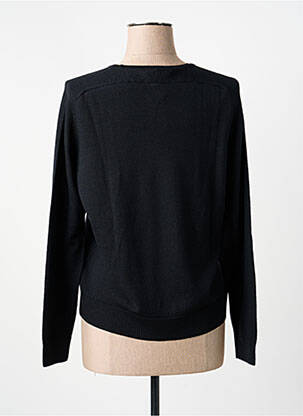 Pull coupe droite manches longues noir ESCORPION femme