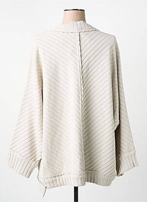 Veste casual fermeture zippée sur le devant beige KEDZIOREK femme