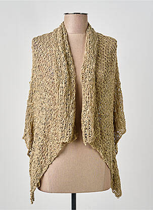 Gilet manches longues vert BLEU MANDARINE femme