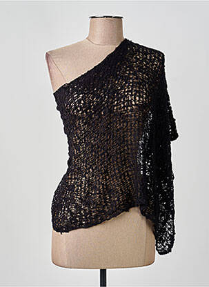 Top noir BLEU MANDARINE femme