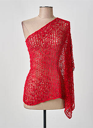 Top rouge BLEU MANDARINE femme