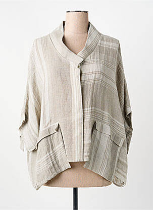 Veste casual beige KEDZIOREK femme