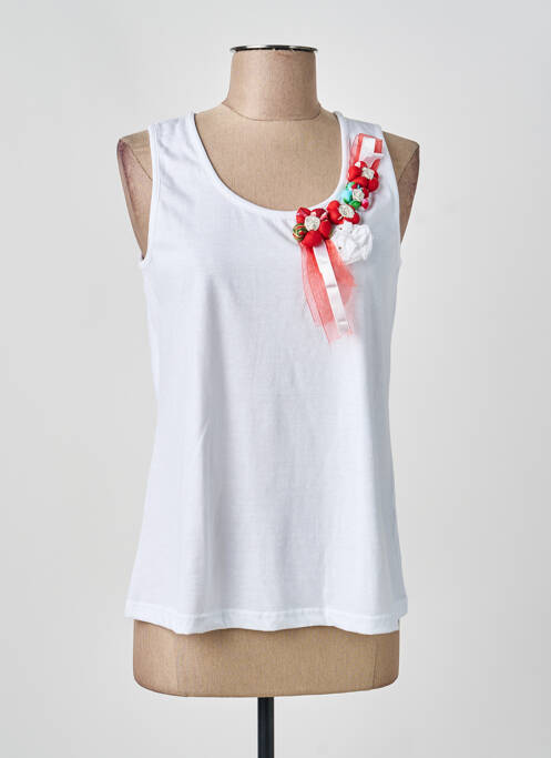 Top blanc RHUM RAISIN femme