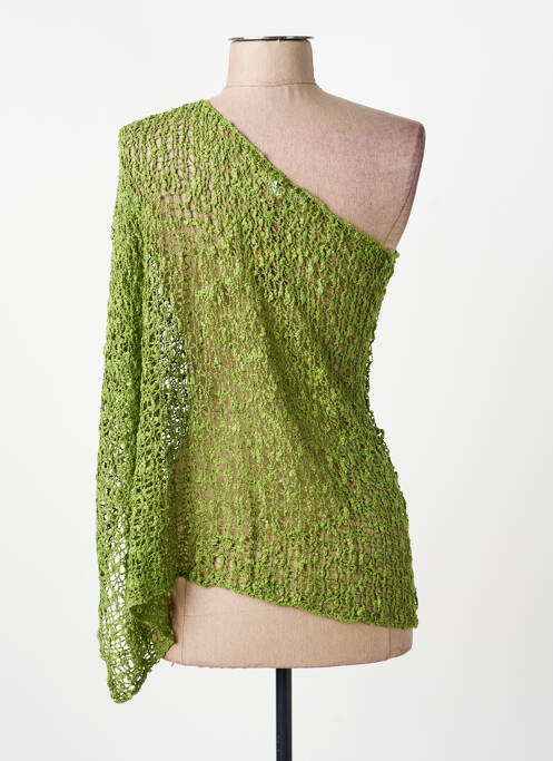 Top vert clair BLEU MANDARINE femme