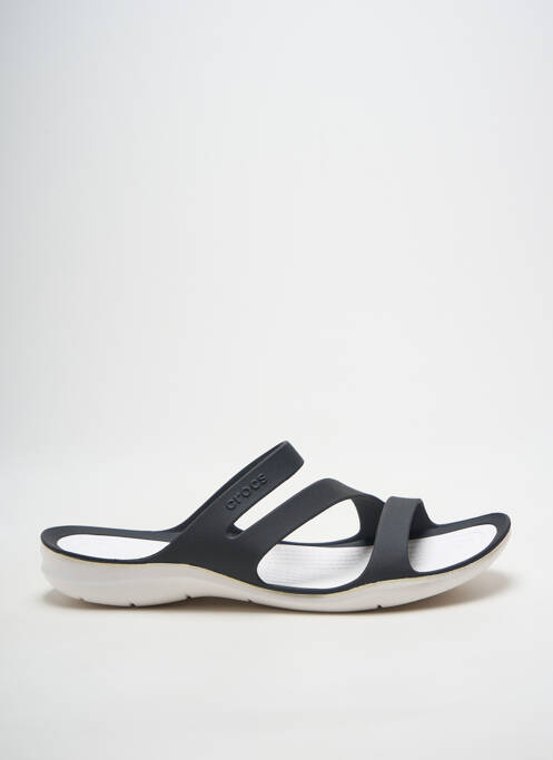 Mules/sabots bout ouvert talon plat jusqu'à 3cm noir CROCS femme