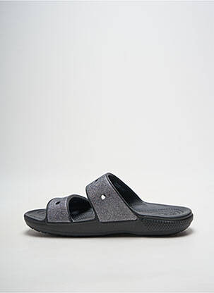 Mules/sabots bout ouvert talon plat jusqu'à 3cm argent CROCS femme