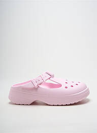 Mules/sabots talon de 4 à 6cm rose CROCS femme