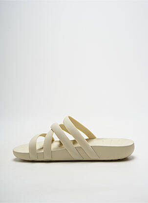Mules/sabots bout ouvert talon plat jusqu'à 3cm beige CROCS femme