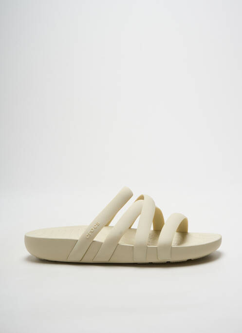 Mules/sabots bout ouvert talon plat jusqu'à 3cm beige CROCS femme