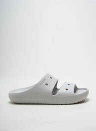 Mules/sabots bout ouvert talon plat jusqu'à 3cm gris CROCS femme