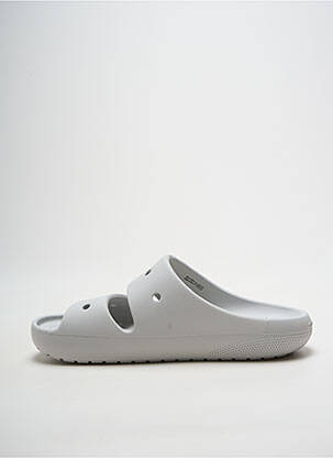 Mules/sabots bout ouvert talon plat jusqu'à 3cm gris CROCS femme
