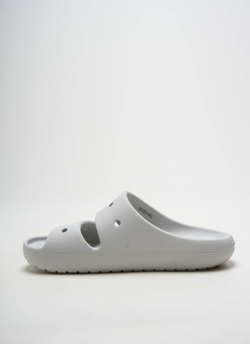 Mules/sabots bout ouvert talon plat jusqu'à 3cm gris CROCS femme