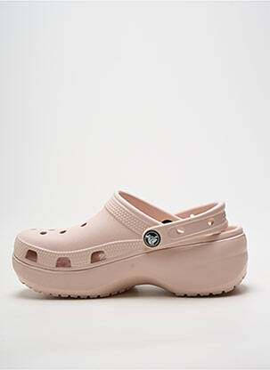 Mules/sabots talon de 4 à 6cm beige CROCS femme