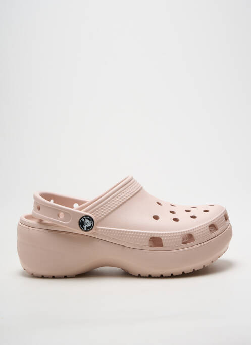 Mules/sabots talon de 4 à 6cm beige CROCS femme