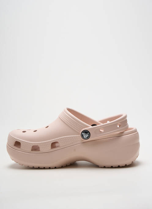 Mules/sabots talon de 4 à 6cm beige CROCS femme