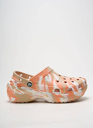Mules/Sabots orange CROCS femme