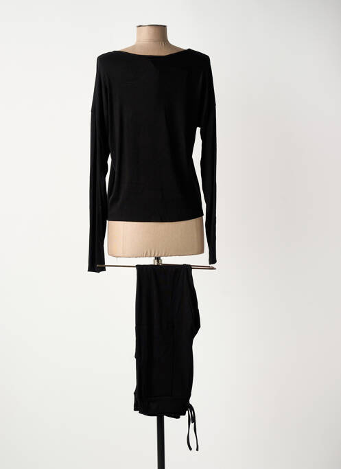 Ensemble pantalon noir COULEURS DU TEMPS femme