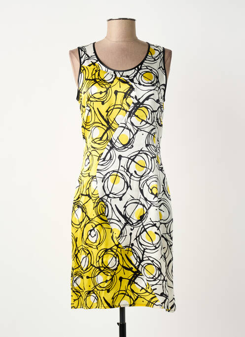 Robe mi-longue blanc GREGORY PAT femme