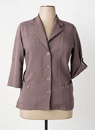 Blazer poches marron GUY DUBOUIS femme