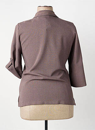 Blazer poches marron GUY DUBOUIS femme