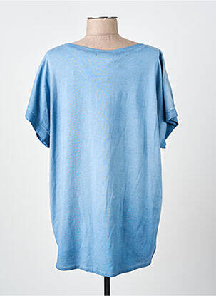 Top manches courtes manches courtes bleu COULEURS DU TEMPS femme