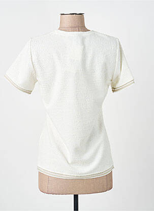 T-shirt coupe droite manches courtes blanc GREGORY PAT femme