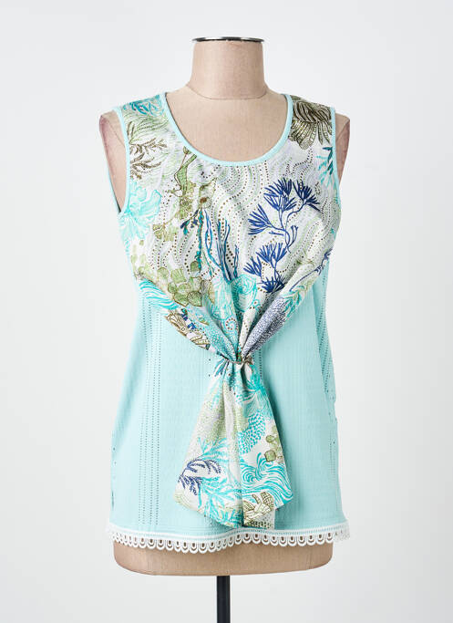 Top bleu GREGORY PAT femme