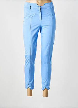 Pantalon 7/8 stretch taille normale bleu MERI & ESCA femme