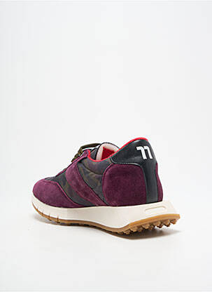 Baskets nubuck bout rond violet UZS unisexe