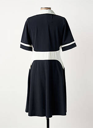 Robe mi-longue manches courtes manches courtes noir MERI & ESCA femme
