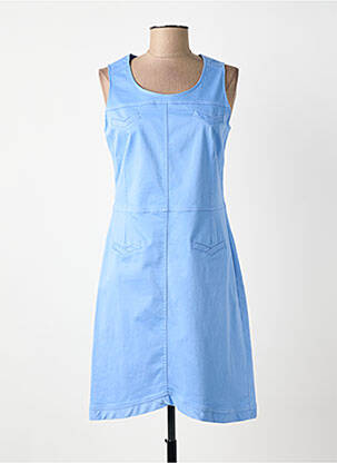 Robe mi-longue sans manche sans manche bleu MERI & ESCA femme