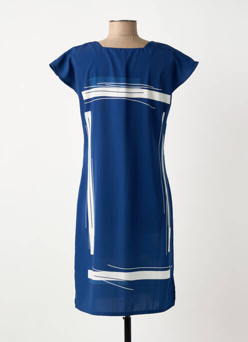 Robe mi-longue bleu MERI & ESCA femme