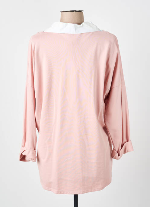 T-shirt rose COULEURS DU TEMPS femme