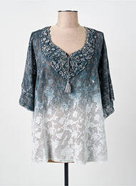 Top manches courtes manches courtes bleu MERI & ESCA femme