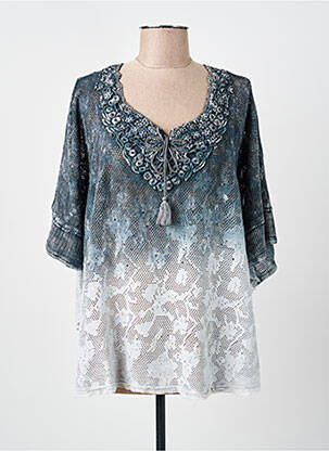 Top manches courtes manches courtes bleu MERI & ESCA femme