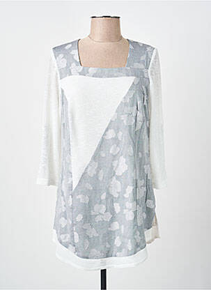 Tunique manches longues manches 3/4 blanc MERI & ESCA femme