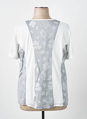 T-shirt imprimé fantaisie manches courtes blanc MERI & ESCA femme